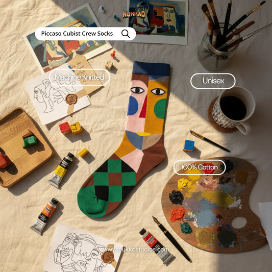 Piccaso Cubist Art Socks