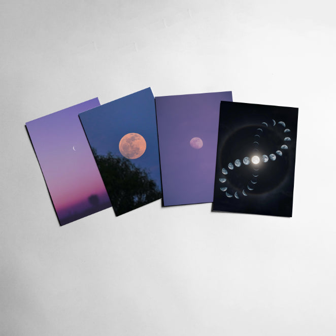 Moon Child Kit - 50 Prints (4x 6 - Postcard size) - Nukkad Studios