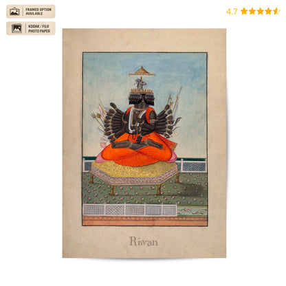 Ravan 19th Century Vintage Poster & Framed Print