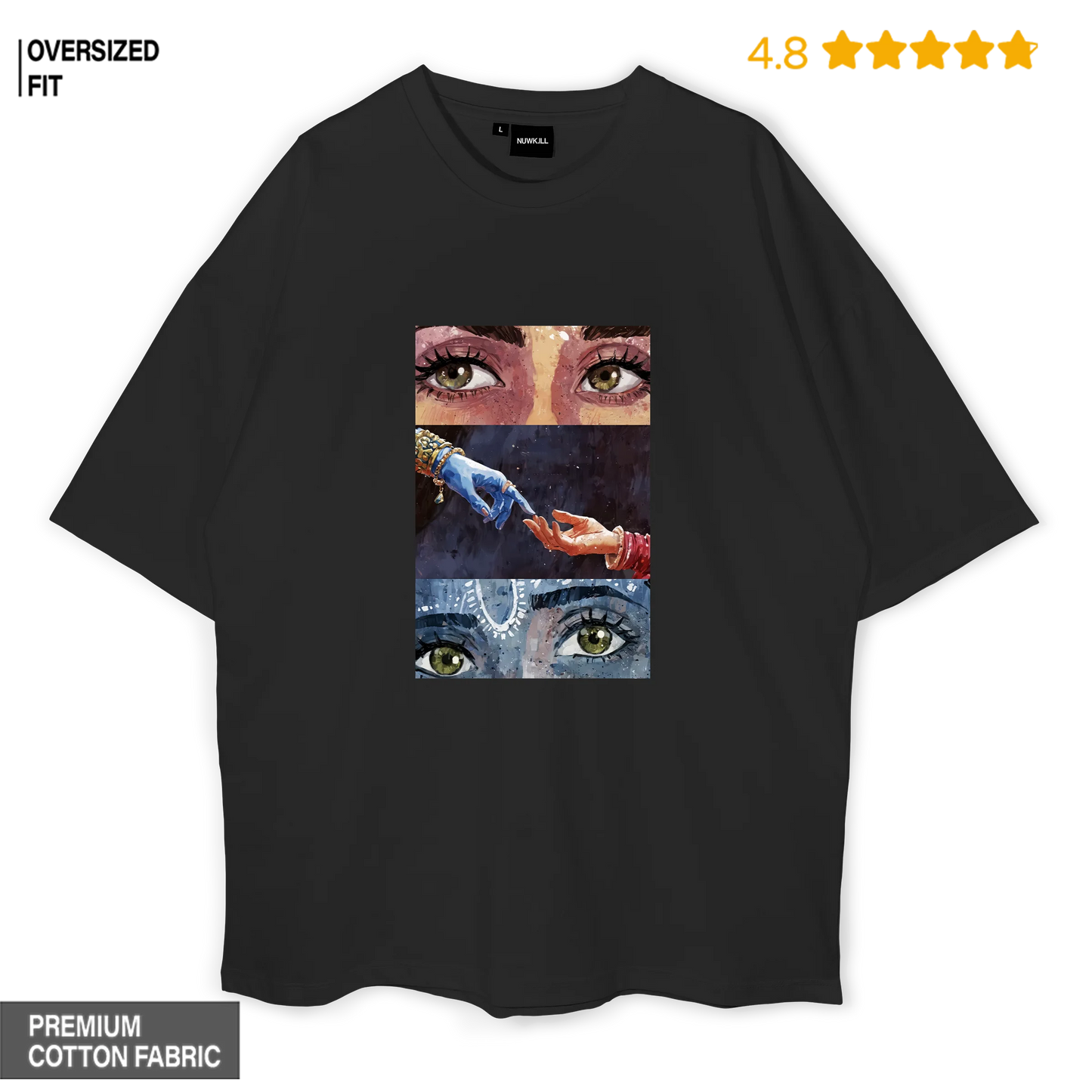 Radha & Krishna Oversized T-shirt