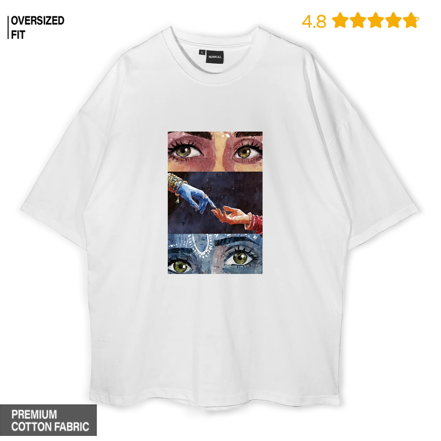 Radha & Krishna Oversized T-shirt