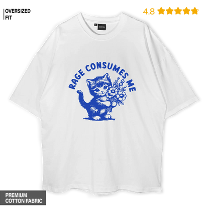 Rage Consumes Me Oversized T-shirt