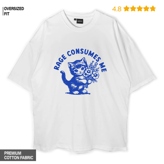 Rage Consumes Me Oversized T-shirt