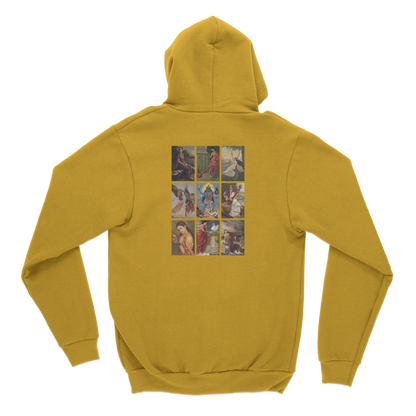 Raja Ravi Varma Collage Back Print Hoodie