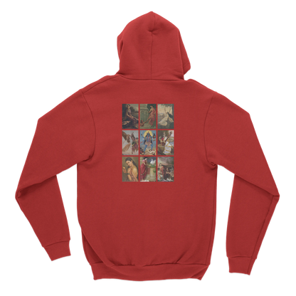 Raja Ravi Varma Collage Back Print Hoodie