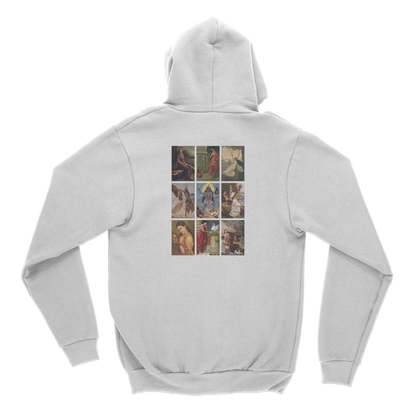 Raja Ravi Varma Collage Back Print Hoodie