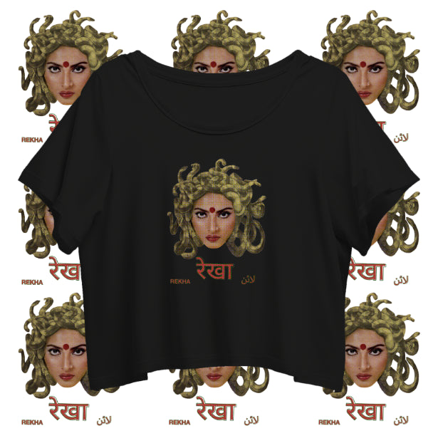 Rekha Medusa Crop Top - Nukkad Studios