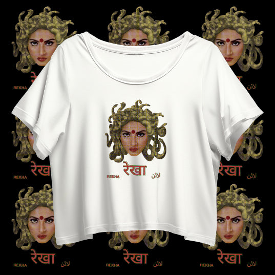 Rekha Medusa Crop Top - Nukkad Studios