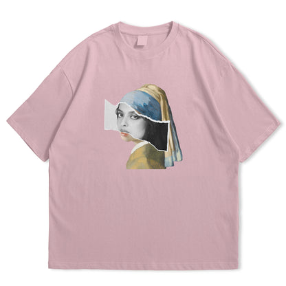 Rekha With Pearl Earring Oversized T-shirt