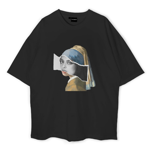 Rekha With Pearl Earring Oversized T-shirt