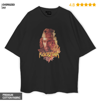 Rockstar Poster Oversized T-shirt