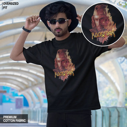 Rockstar Poster Oversized T-shirt