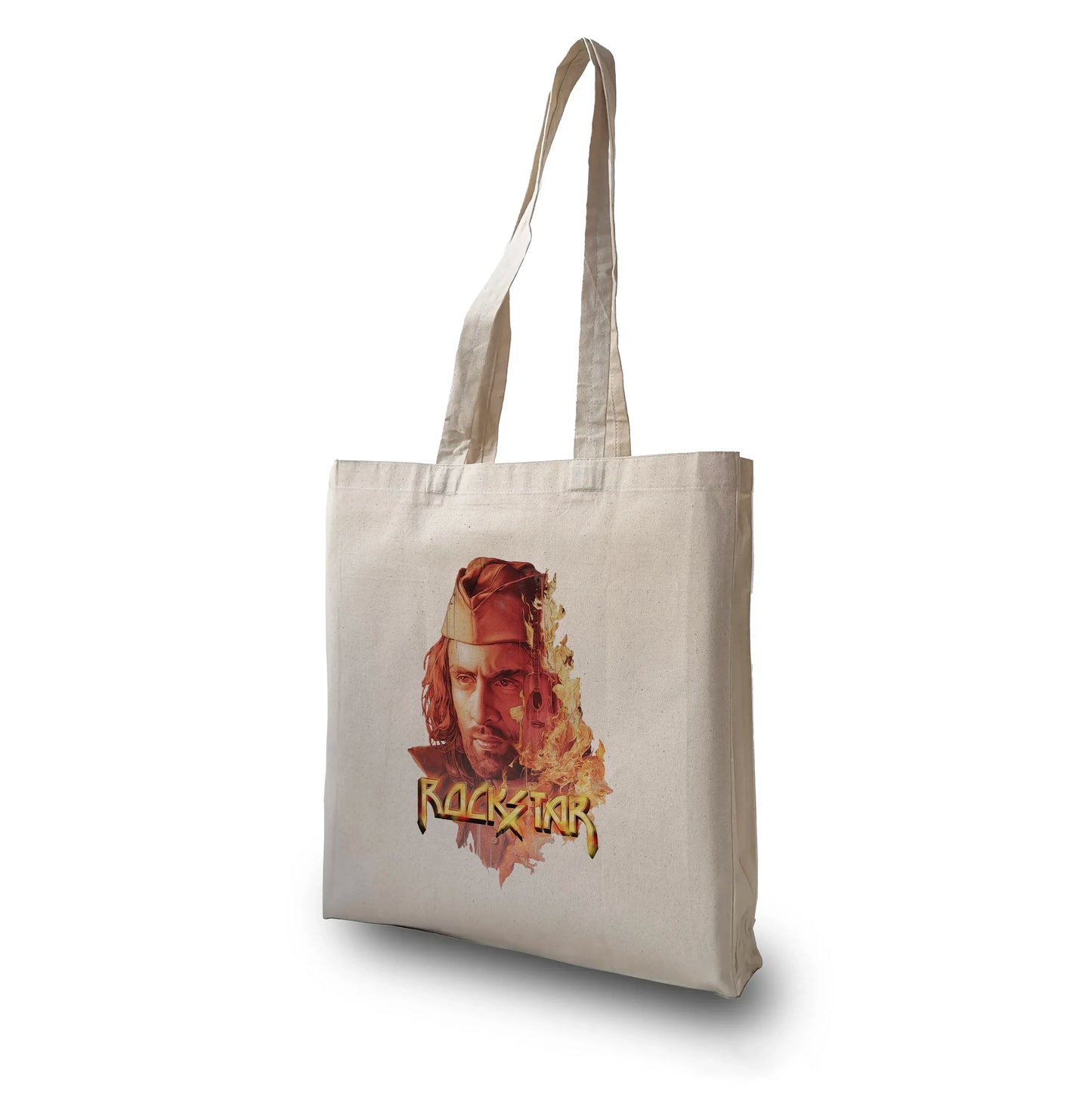 Rockstar Poster Tote Bag with Zip