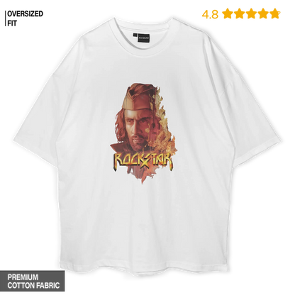 Rockstar Poster Oversized T-shirt