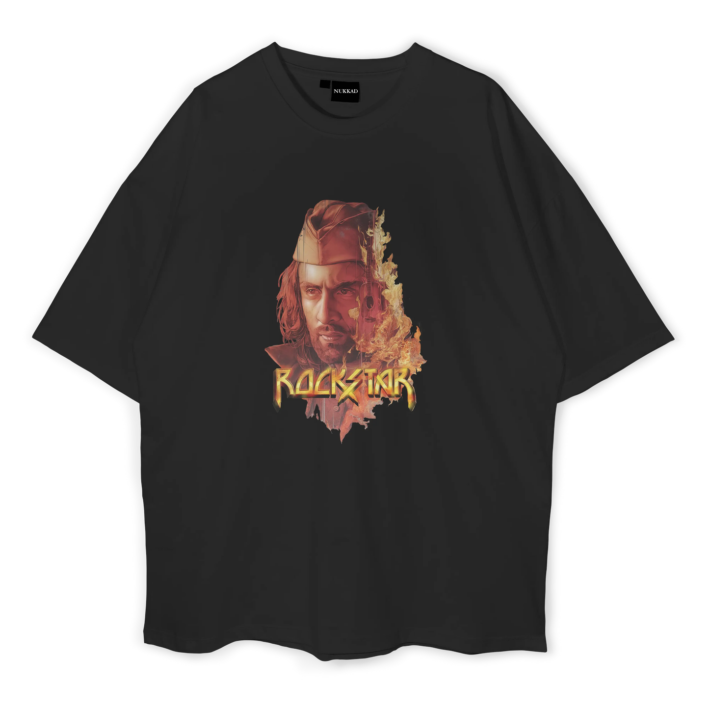 Rockstar Poster Oversized T-shirt