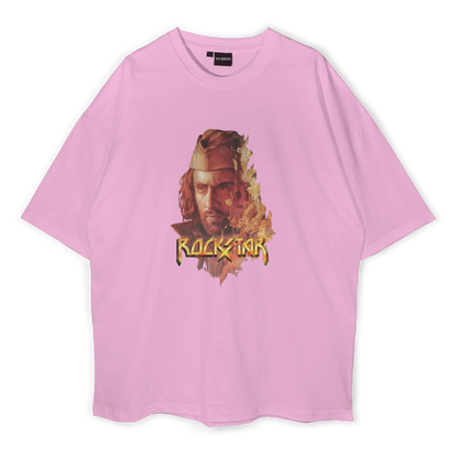 Rockstar Poster Oversized T-shirt