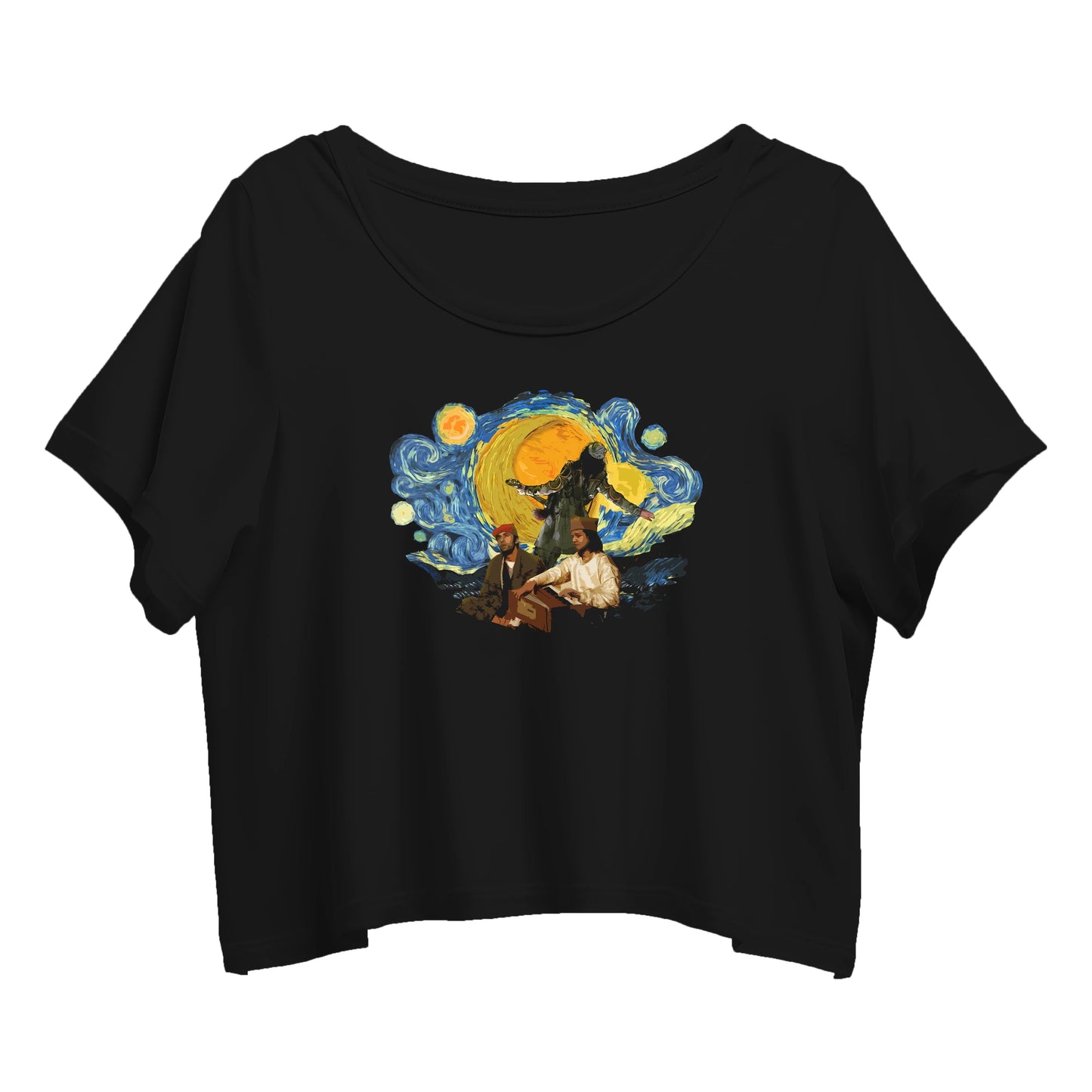 Rockstar x Starry Night Crop Top