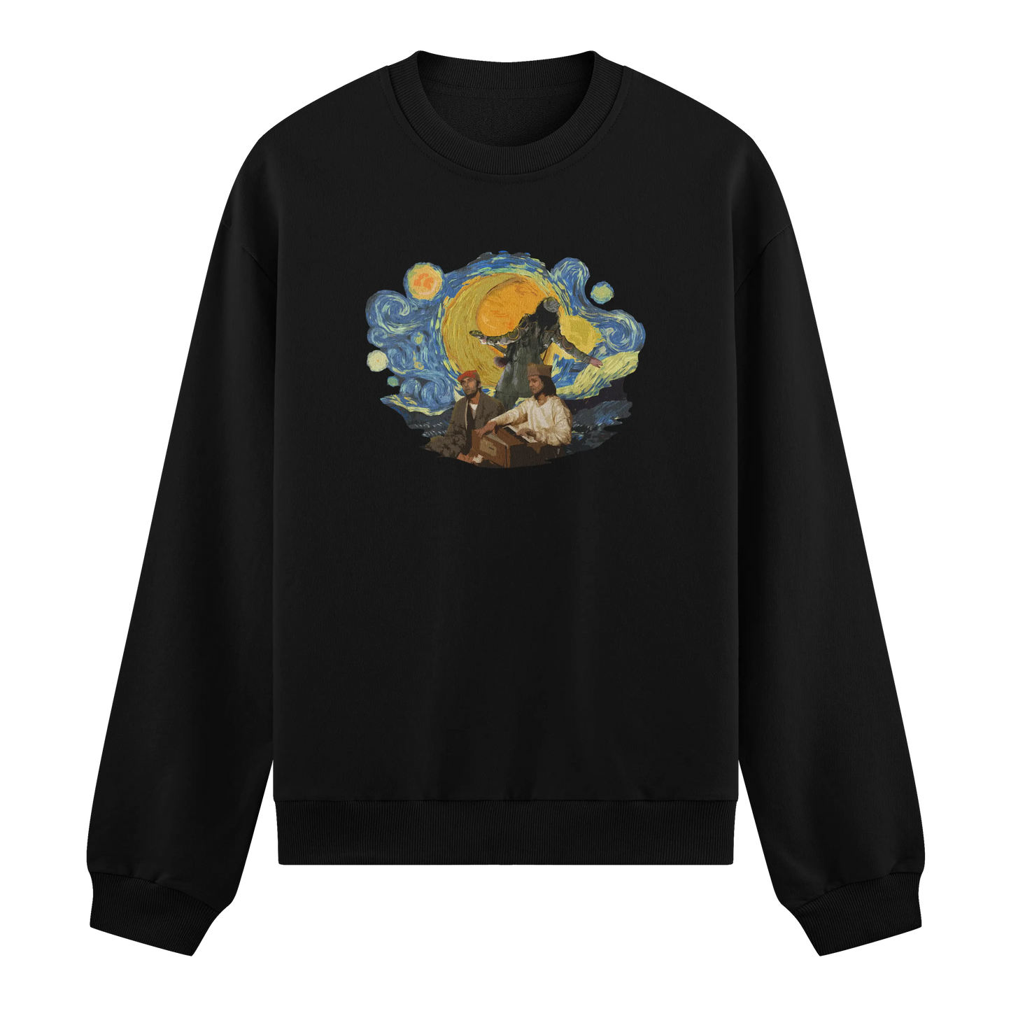 Rockstar x Starry Night Poster Sweatshirt