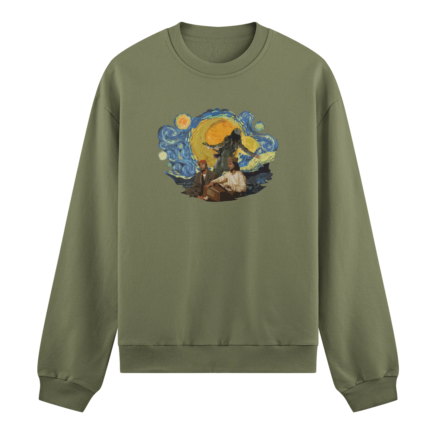 Rockstar x Starry Night Poster Sweatshirt