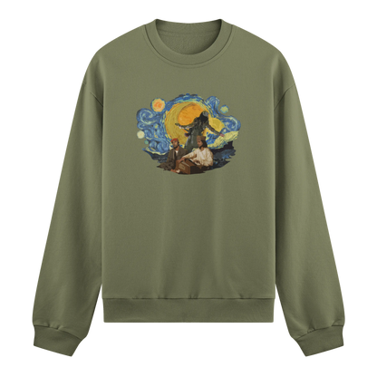 Rockstar x Starry Night Poster Sweatshirt