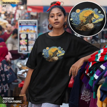 Rockstar x Starry Night Oversized T-shirt