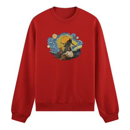 Rockstar x Starry Night Poster Sweatshirt