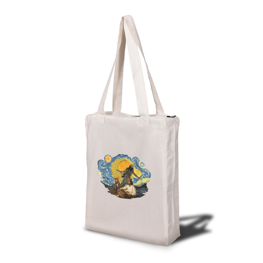 Rockstar x Starry Night Tote Bag with Zip