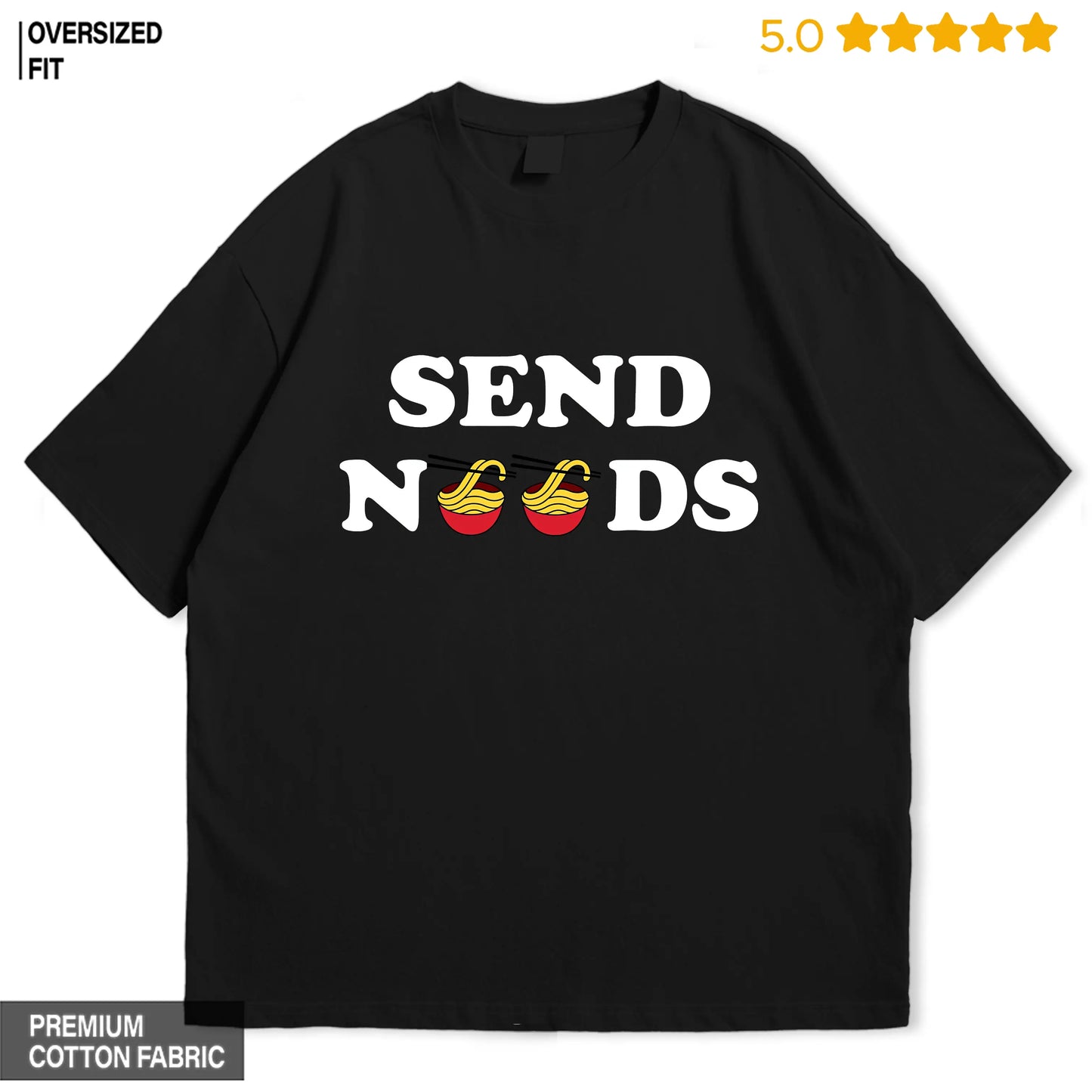 Send Noodles Oversized T-shirt