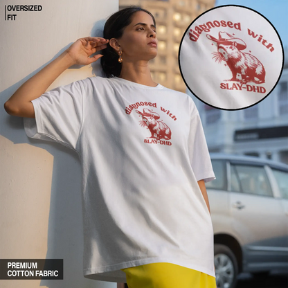SLAY-DHD Capybara Oversized T-Shirt