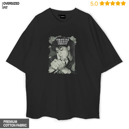 Shah Rukh Khan (SRK) - Smoking Causes Cancer Oversized T-shirt