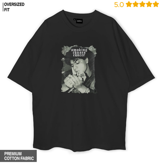 Shah Rukh Khan (SRK) - Smoking Causes Cancer Oversized T-shirt