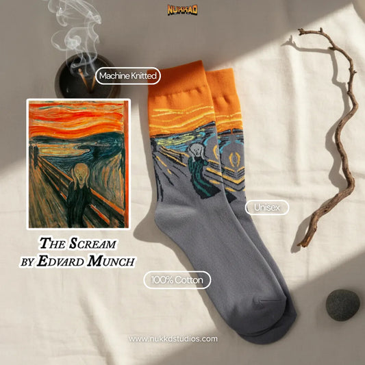 The Scream by Edvard Munch Socks