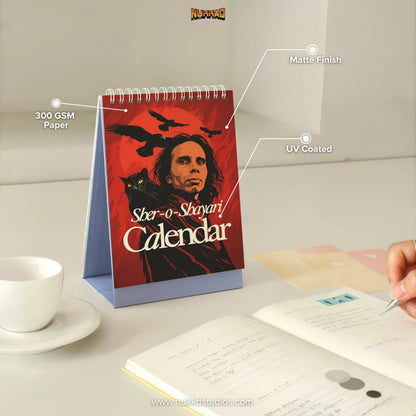 Sher-O-Shayari Calendar 2026 Desk Calendar