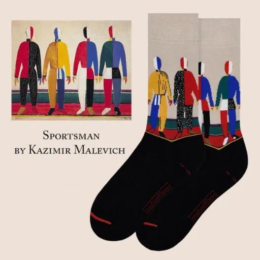 Sportsman By Kazimir Malevich Socks
