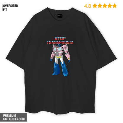 Stop Transphobia Oversized T-Shirt
