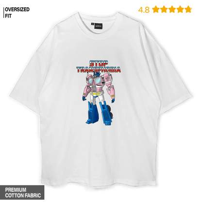 Stop Transphobia Oversized T-Shirt