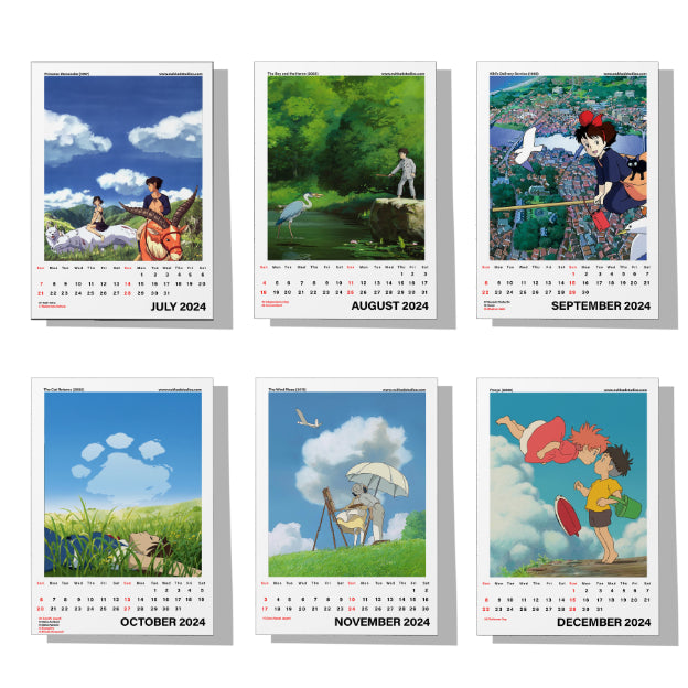 Studio Ghibli Calendar 2024 - Nukkad Studios
