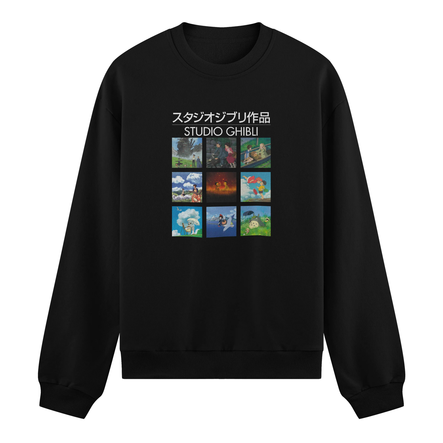 Studio Ghibli Collage Sweatshirt