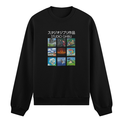 Studio Ghibli Collage Sweatshirt