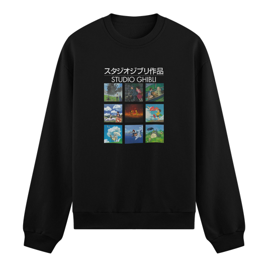 Studio Ghibli Collage Sweatshirt