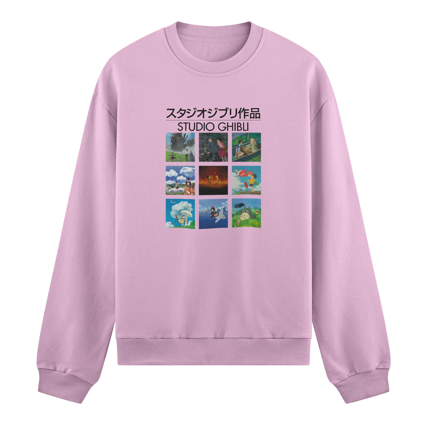 Studio Ghibli Collage Sweatshirt