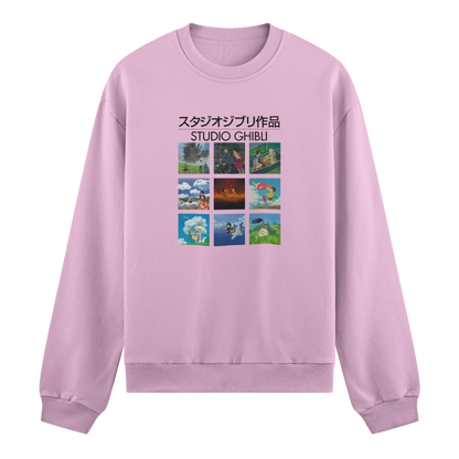 Studio Ghibli Collage Sweatshirt