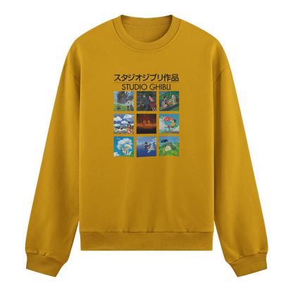 Studio Ghibli Collage Sweatshirt