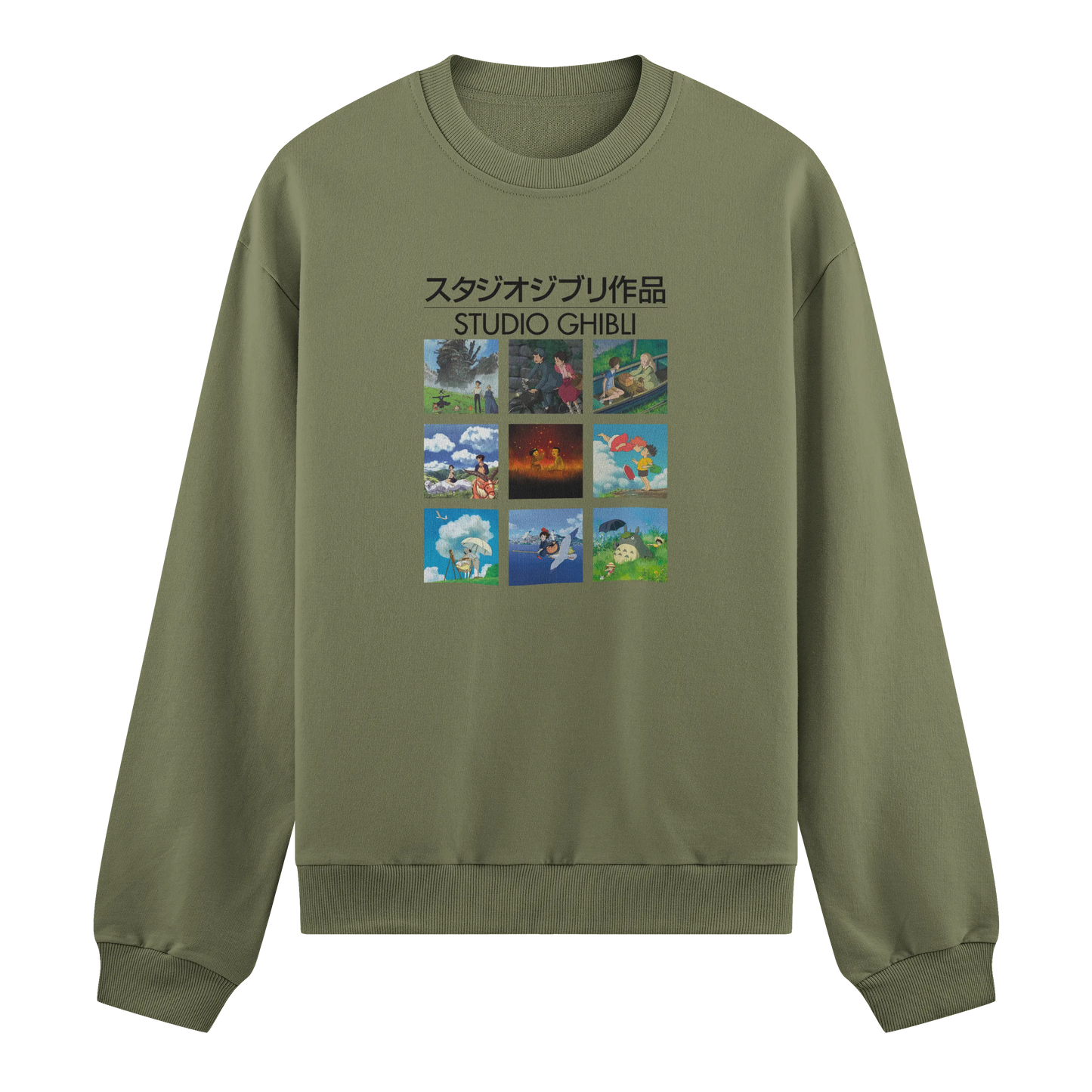 Studio Ghibli Collage Sweatshirt