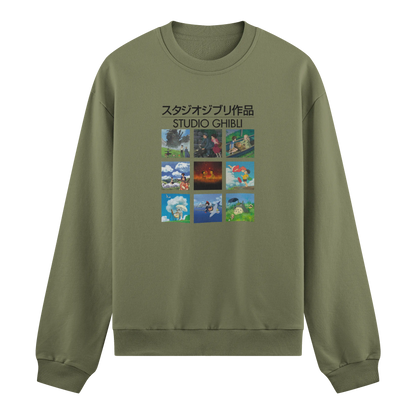 Studio Ghibli Collage Sweatshirt