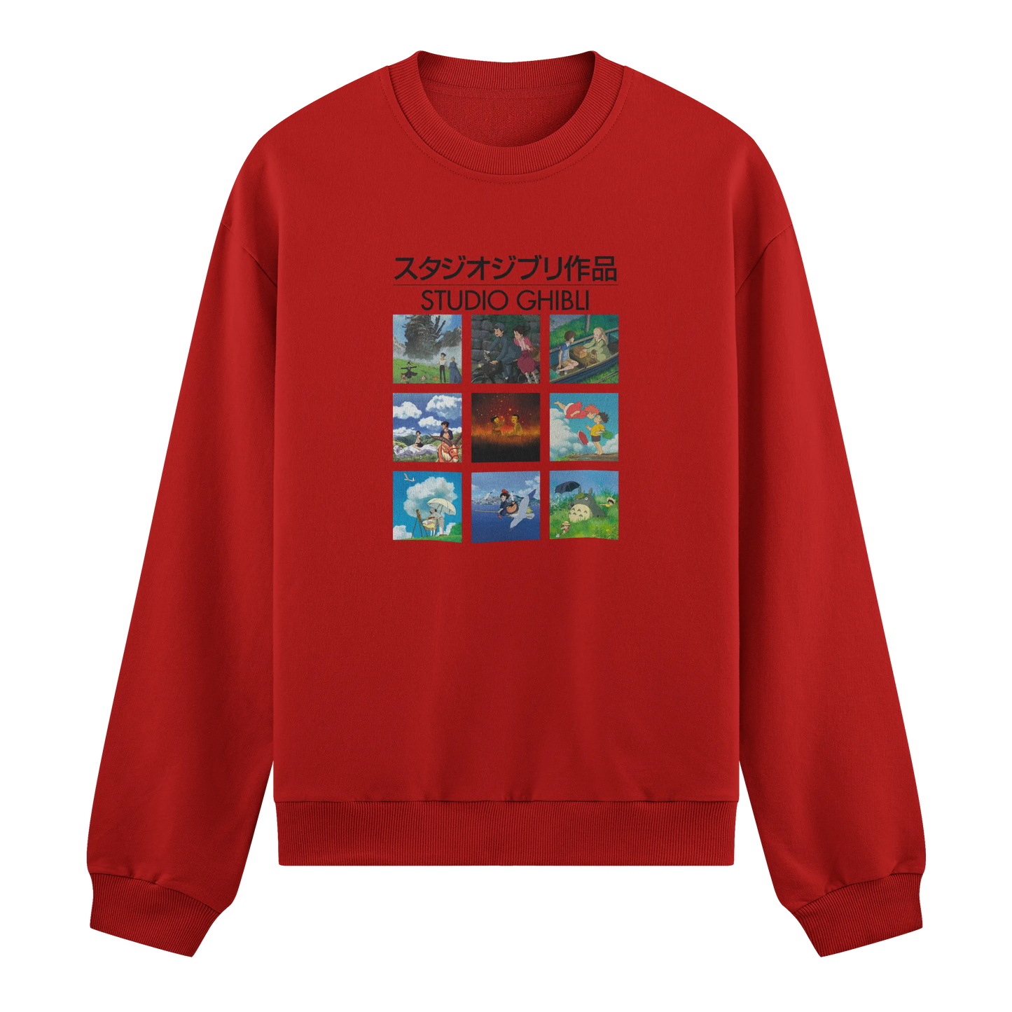 Studio Ghibli Collage Sweatshirt