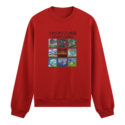 Studio Ghibli Collage Sweatshirt