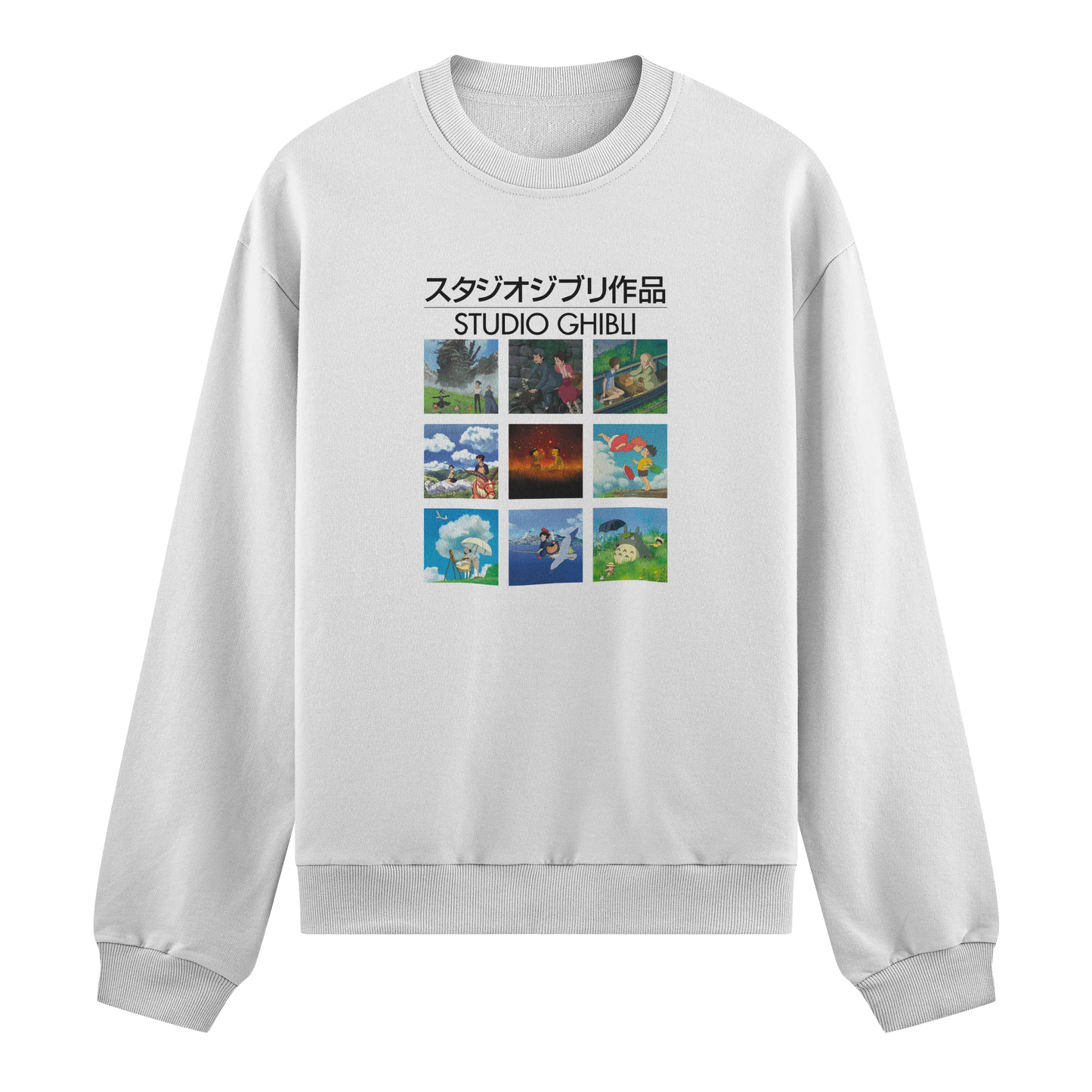 Studio Ghibli Collage Sweatshirt