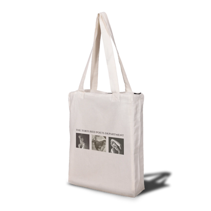 Taylor Swift The Tortured Poets Department Tote Bag with Zip