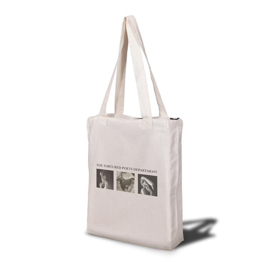 Taylor Swift The Tortured Poets Department Tote Bag with Zip